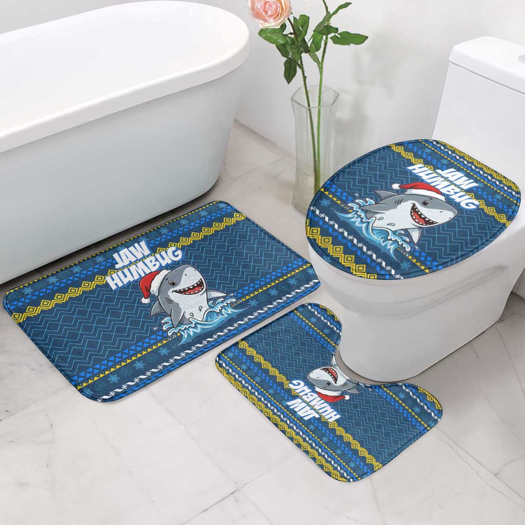 Christmas Jaw Humbug Bathroom Set Xmas Holiday Patterns - Wonder Print Shop