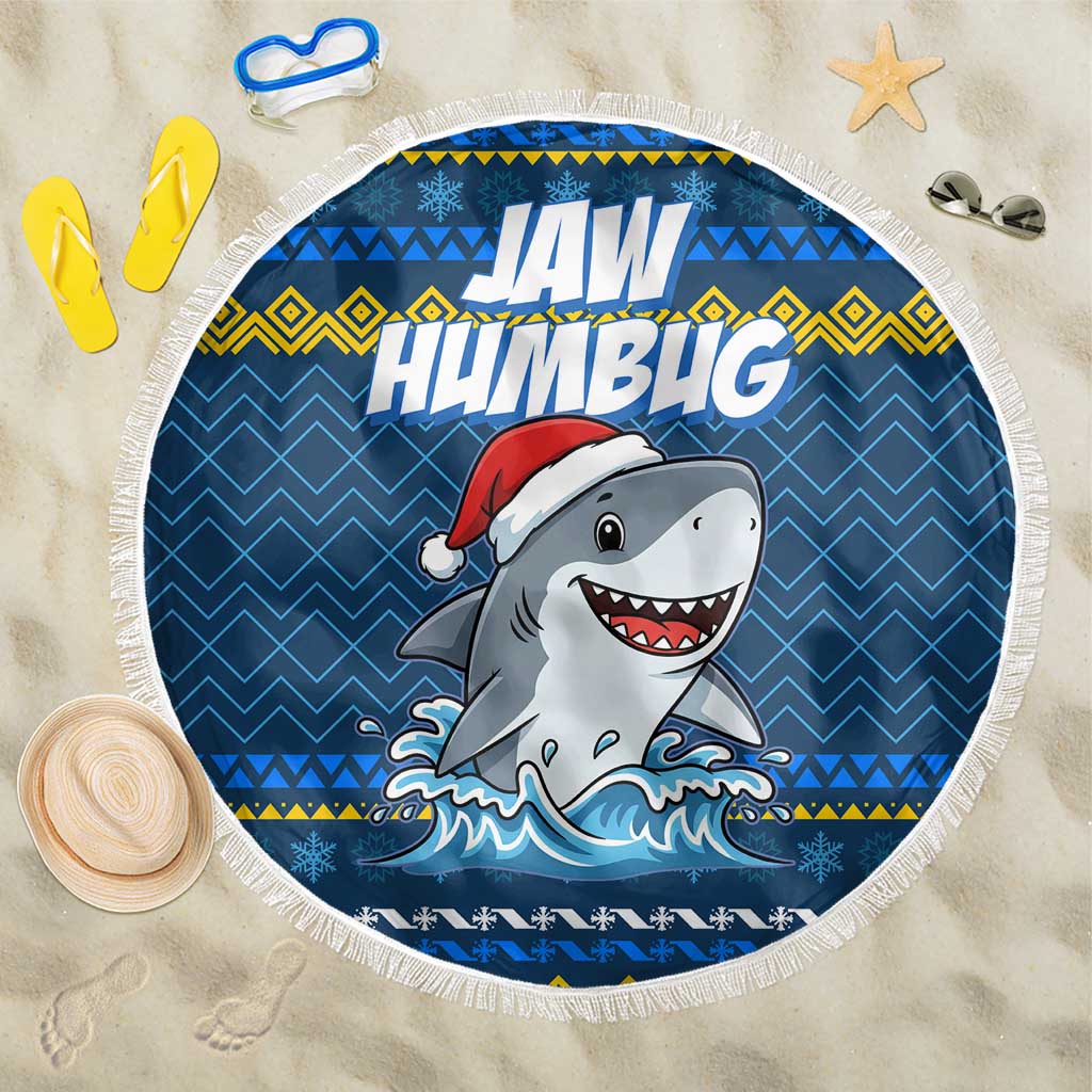 Christmas Jaw Humbug Beach Blanket Xmas Holiday Patterns - Wonder Print Shop