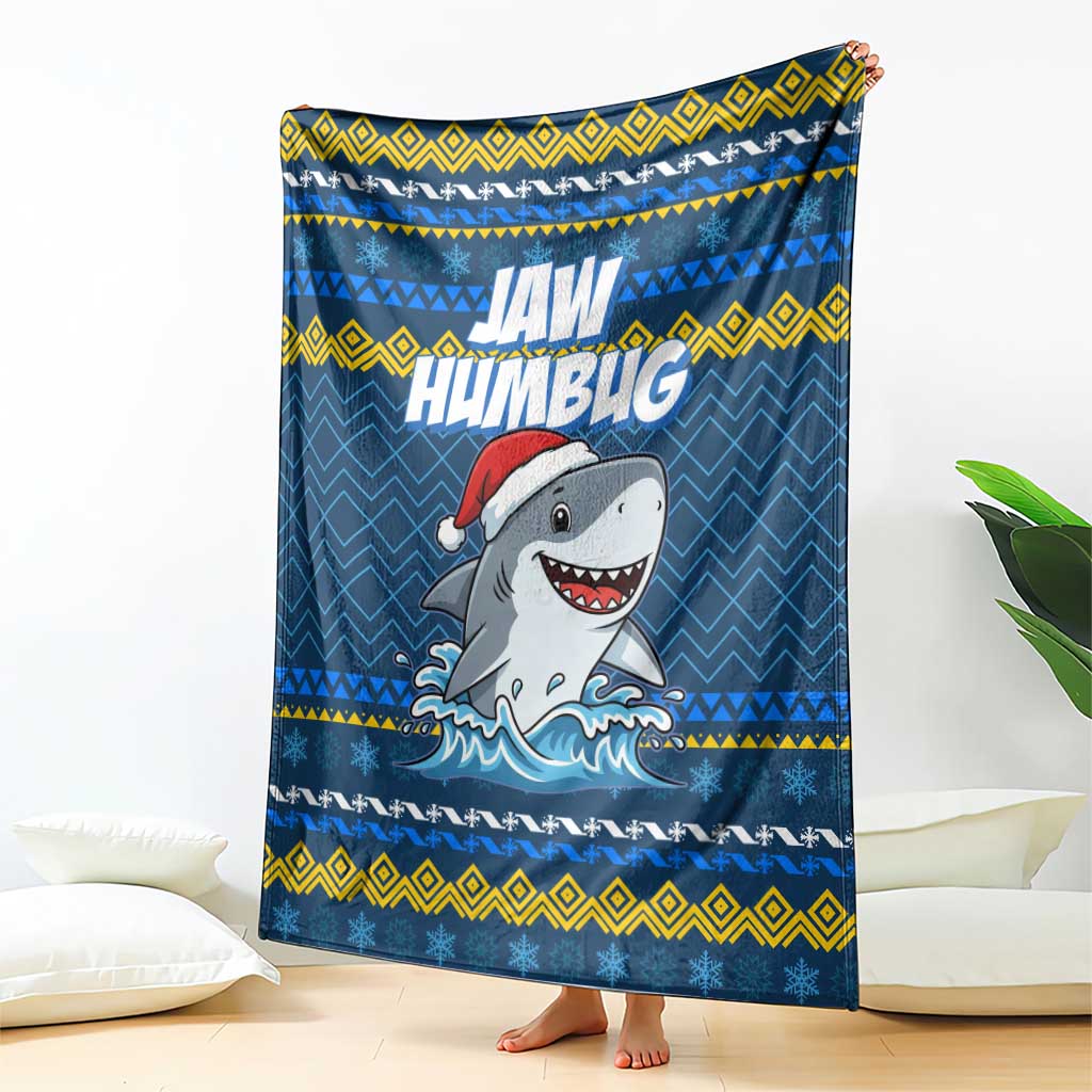 Christmas Jaw Humbug Blanket Xmas Holiday Patterns - Wonder Print Shop