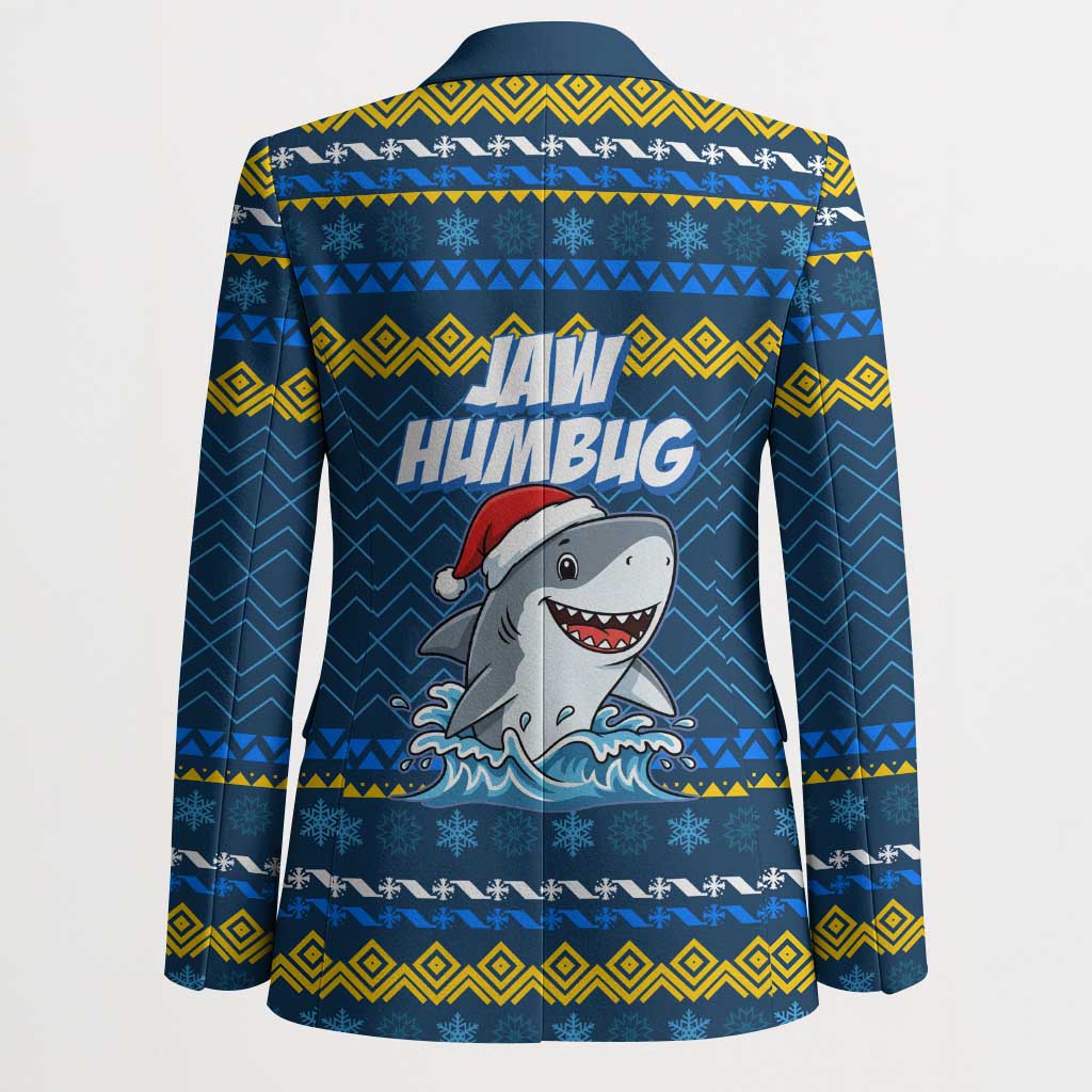 Christmas Jaw Humbug Blazer Xmas Holiday Patterns - Wonder Print Shop
