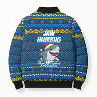 Christmas Jaw Humbug Bomber Puffer Jacket Xmas Holiday Patterns - Wonder Print Shop