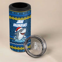 Christmas Jaw Humbug 4 in 1 Can Cooler Tumbler Xmas Holiday Patterns - Wonder Print Shop