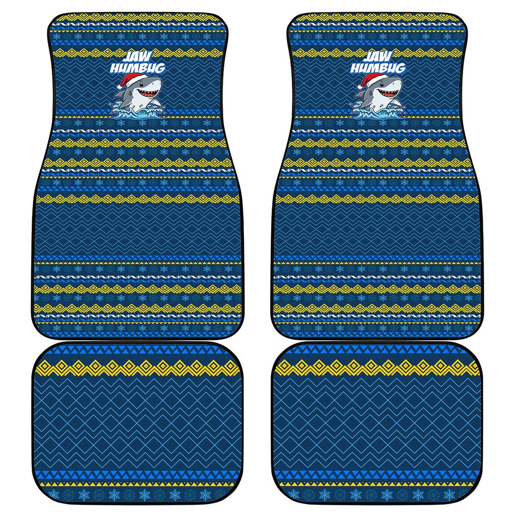 Christmas Jaw Humbug Car Mats Xmas Holiday Patterns - Wonder Print Shop