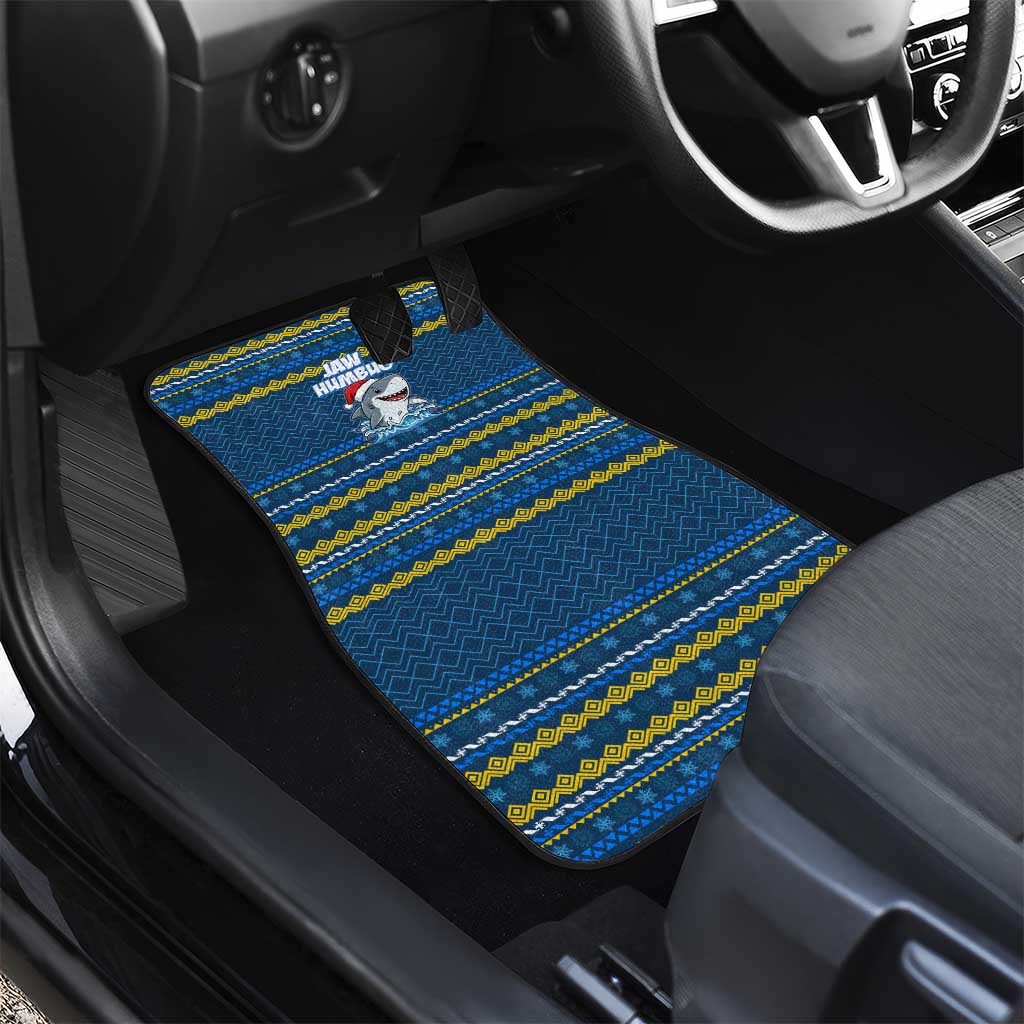 Christmas Jaw Humbug Car Mats Xmas Holiday Patterns - Wonder Print Shop