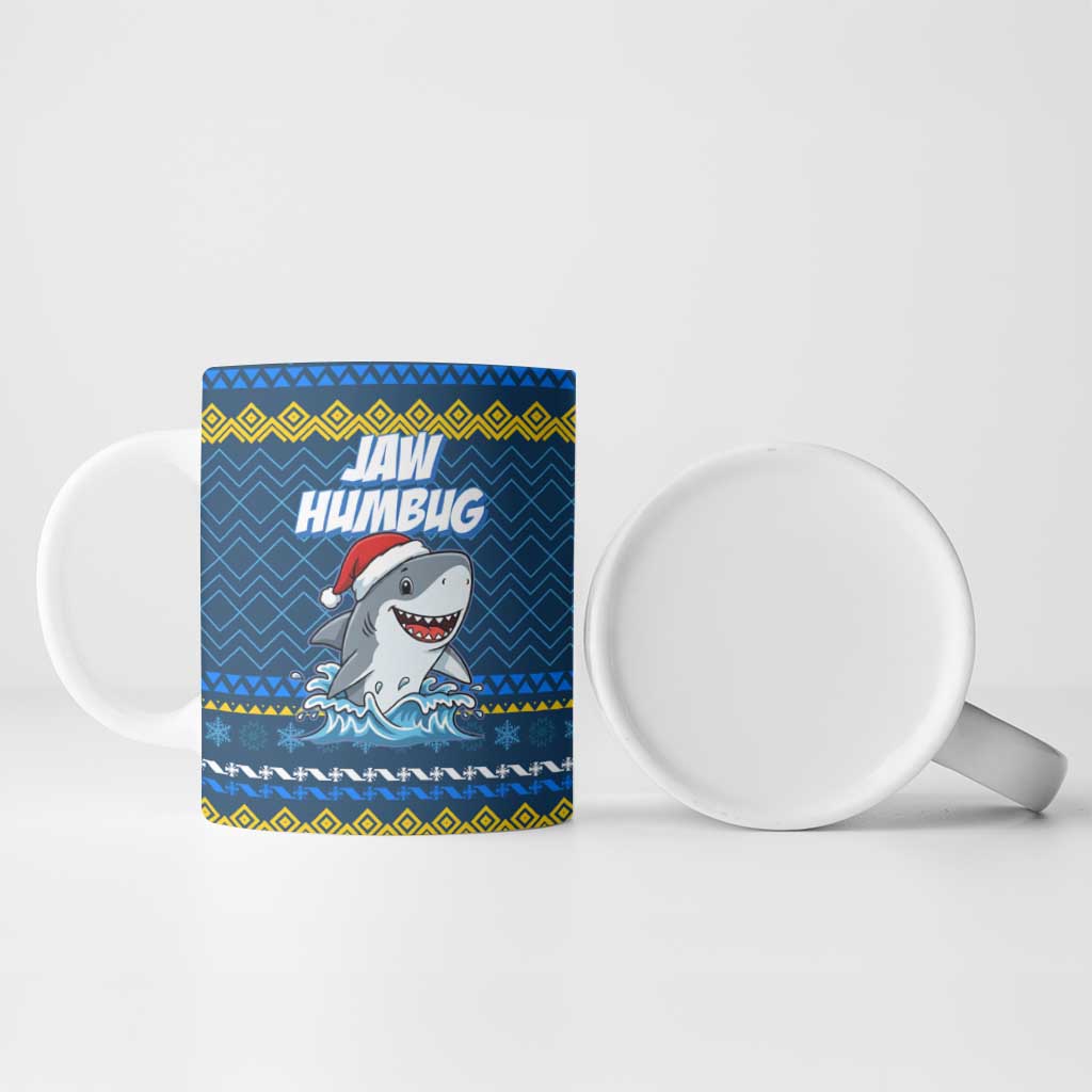 Christmas Jaw Humbug Ceramic Mug Xmas Holiday Patterns - Wonder Print Shop