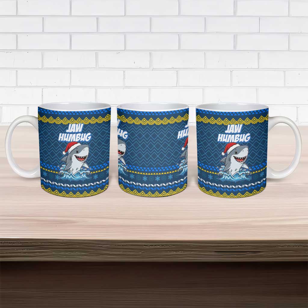 Christmas Jaw Humbug Ceramic Mug Xmas Holiday Patterns - Wonder Print Shop