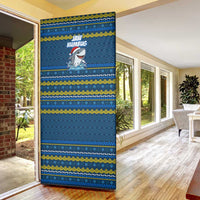 Christmas Jaw Humbug Door Cover Xmas Holiday Patterns - Wonder Print Shop