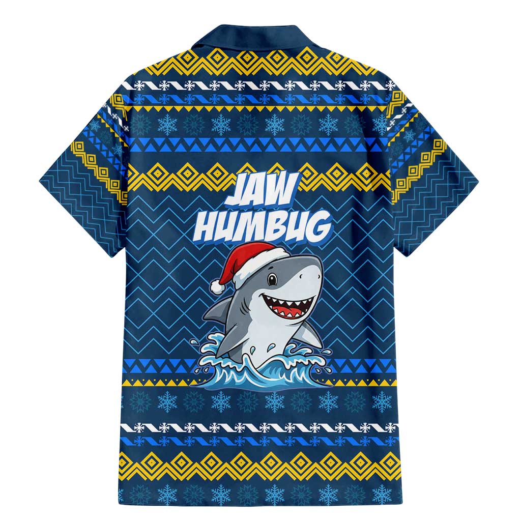 Christmas Jaw Humbug Family Matching Mermaid Dress and Hawaiian Shirt Xmas Holiday Patterns - Wonder Print Shop