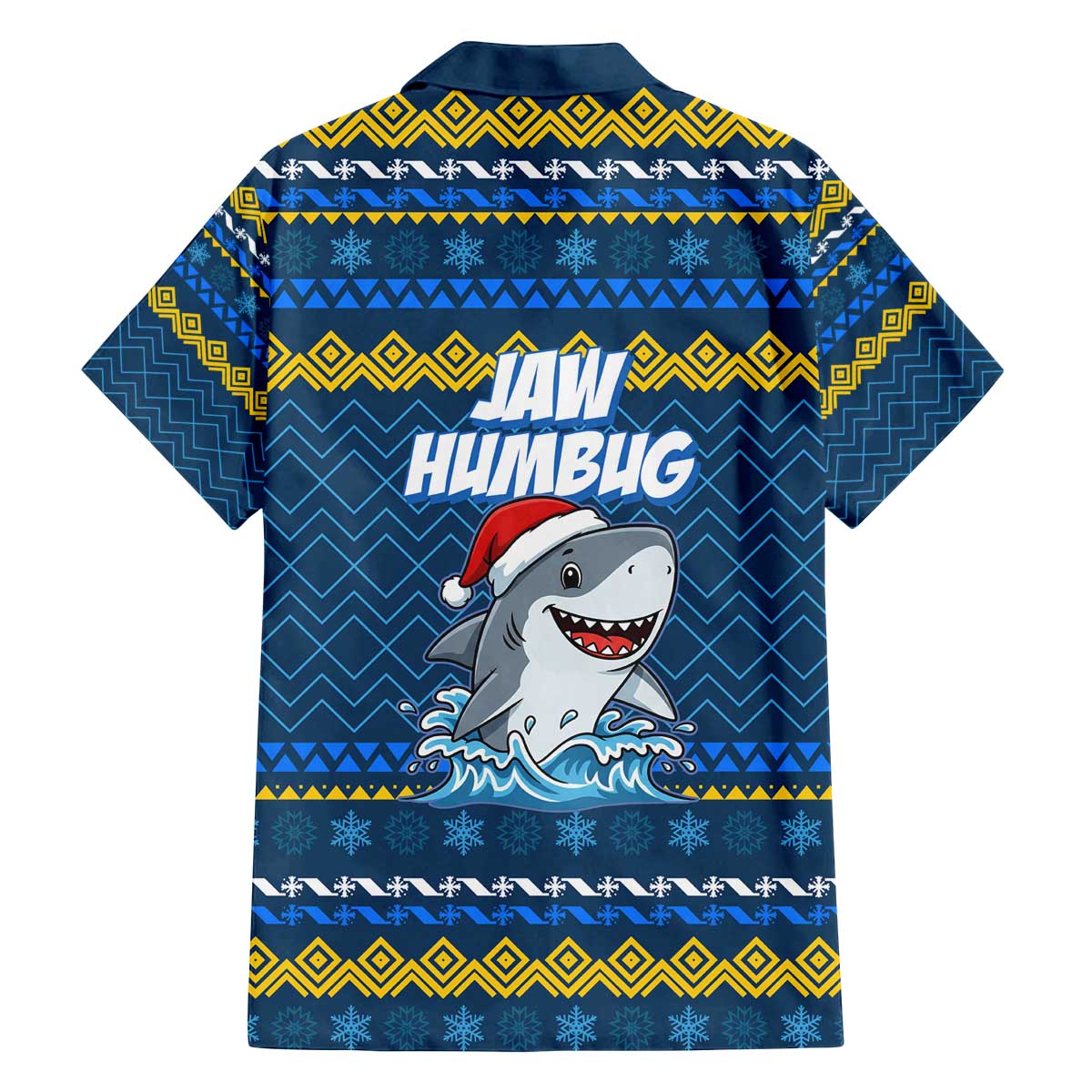 Christmas Jaw Humbug Family Matching Off The Shoulder Long Sleeve Dress and Hawaiian Shirt Xmas Holiday Patterns - Wonder Print Shop