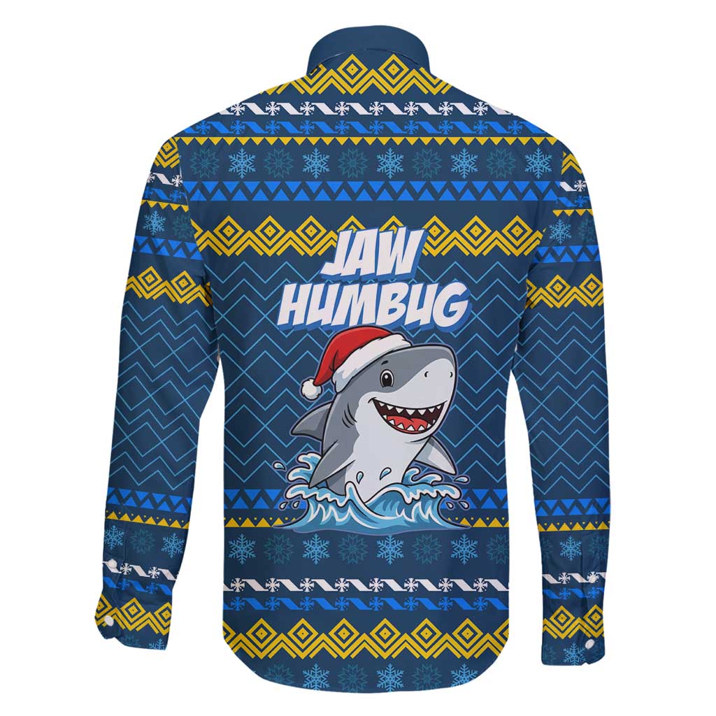 Christmas Jaw Humbug Family Matching Puletasi and Hawaiian Shirt Xmas Holiday Patterns - Wonder Print Shop