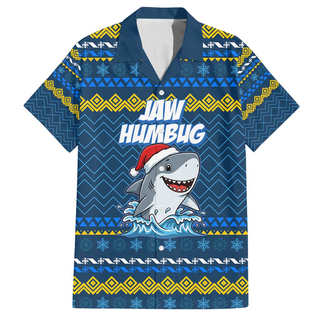 Christmas Jaw Humbug Family Matching Tank Maxi Dress and Hawaiian Shirt Xmas Holiday Patterns - Wonder Print Shop