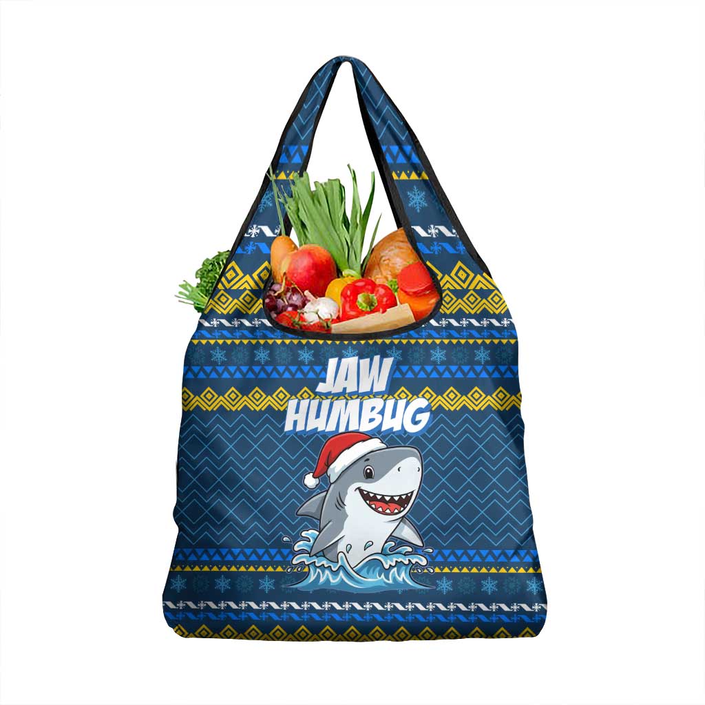 Christmas Jaw Humbug Grocery Bag Xmas Holiday Patterns - Wonder Print Shop