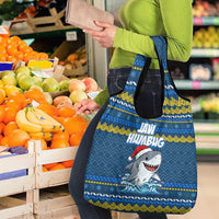 Christmas Jaw Humbug Grocery Bag Xmas Holiday Patterns - Wonder Print Shop
