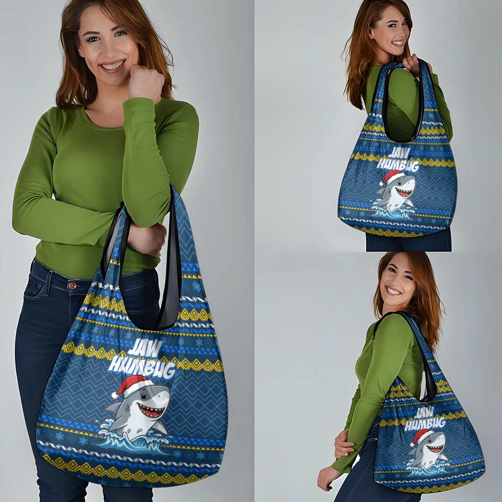 Christmas Jaw Humbug Grocery Bag Xmas Holiday Patterns - Wonder Print Shop