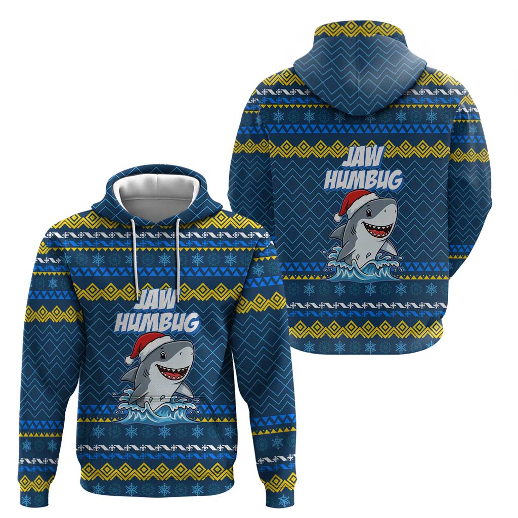 Christmas Jaw Humbug Hoodie Xmas Holiday Patterns - Wonder Print Shop