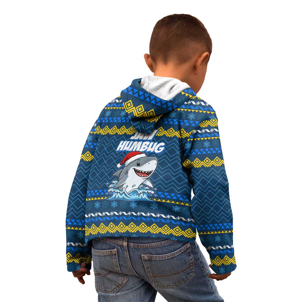 Christmas Jaw Humbug Kid Hoodie Xmas Holiday Patterns - Wonder Print Shop