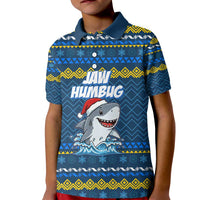 Christmas Jaw Humbug Kid Polo Shirt Xmas Holiday Patterns - Wonder Print Shop