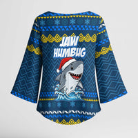 Christmas Jaw Humbug Kimono Sleeve Blouse Xmas Holiday Patterns - Wonder Print Shop