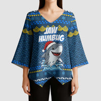 Christmas Jaw Humbug Kimono Sleeve Blouse Xmas Holiday Patterns - Wonder Print Shop