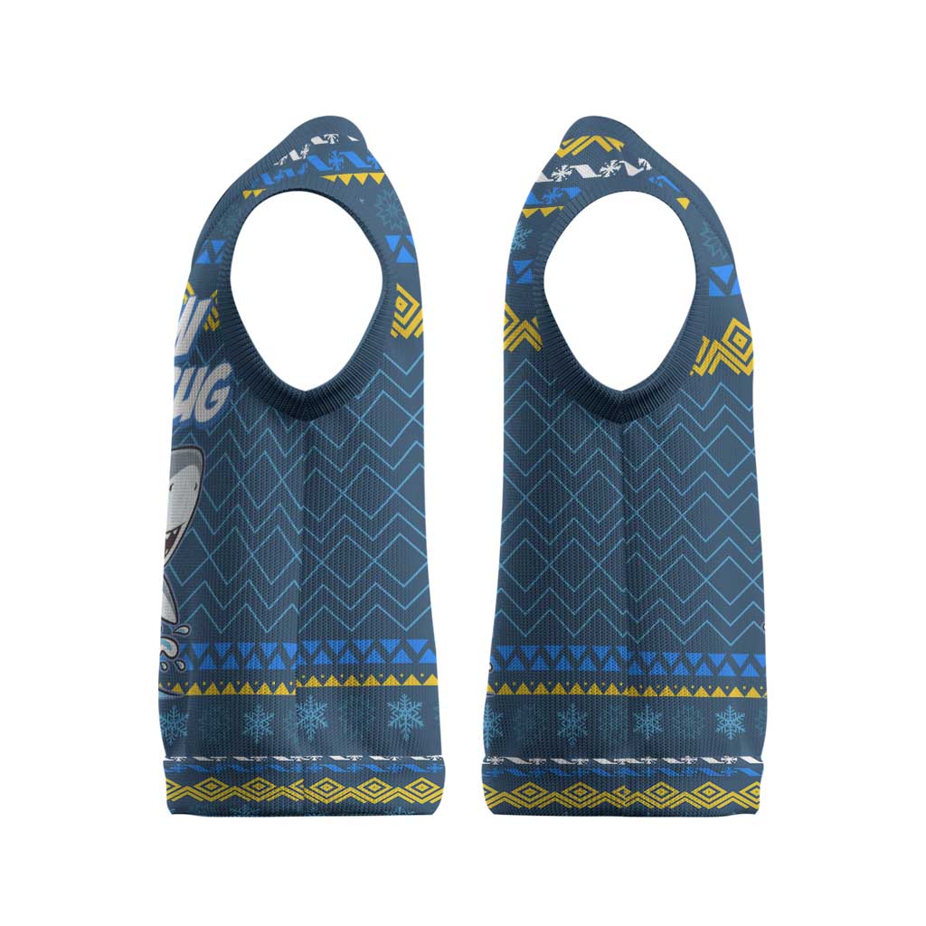 Christmas Jaw Humbug Christmas Knitted V-Neck Vest Xmas Holiday Patterns - Wonder Print Shop