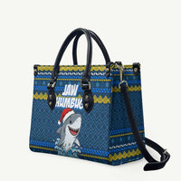 Christmas Jaw Humbug Leather Bag Xmas Holiday Patterns - Wonder Print Shop