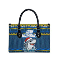 Christmas Jaw Humbug Leather Bag Xmas Holiday Patterns - Wonder Print Shop