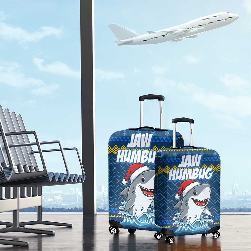 Christmas Jaw Humbug Luggage Cover Xmas Holiday Patterns - Wonder Print Shop
