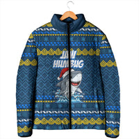 Christmas Jaw Humbug Padded Jacket Xmas Holiday Patterns - Wonder Print Shop