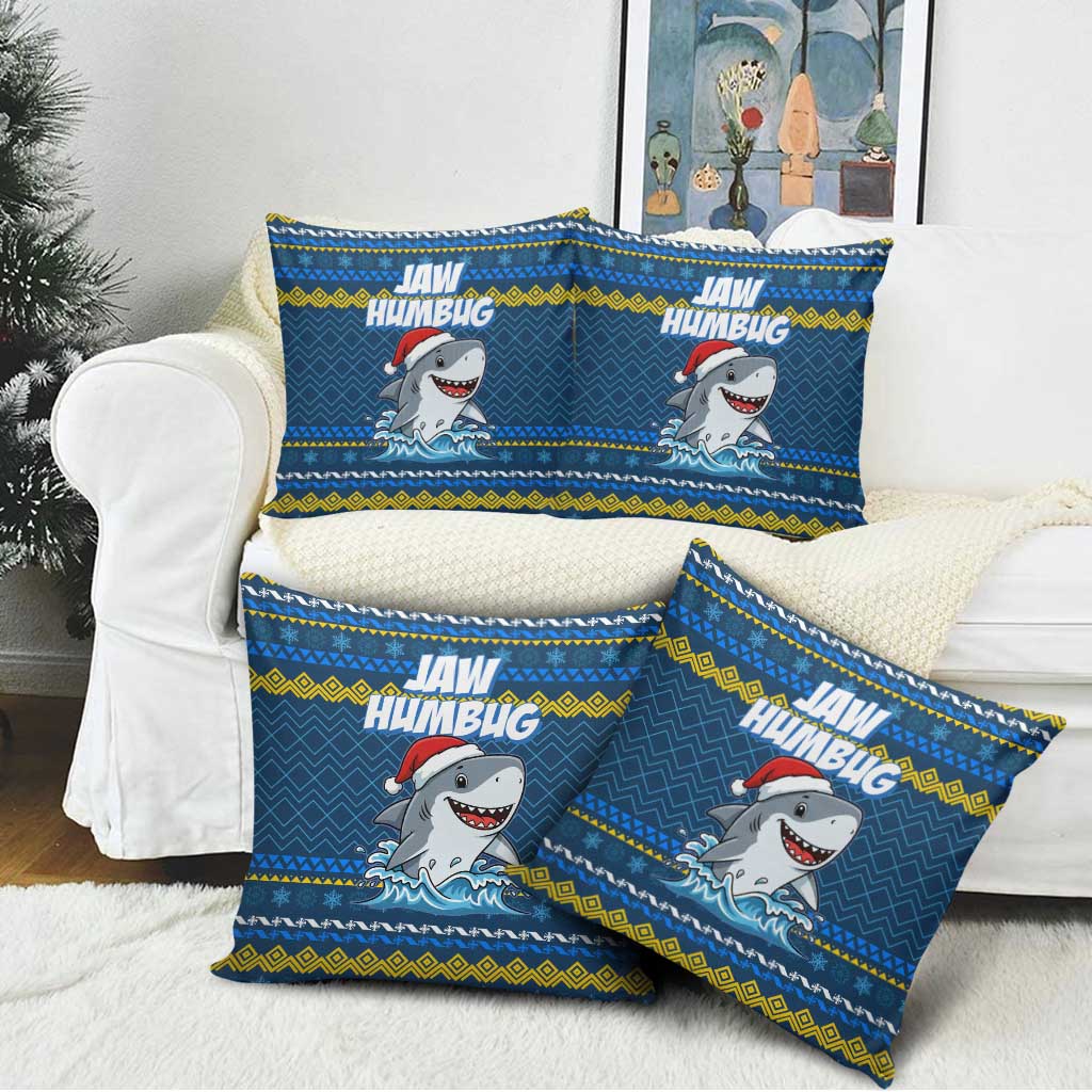 Christmas Jaw Humbug Pillow Cover Xmas Holiday Patterns - undefined