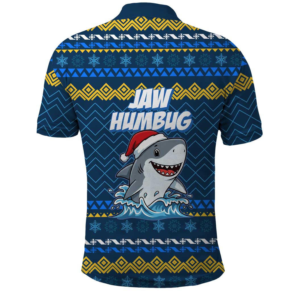Christmas Jaw Humbug Polo Shirt Xmas Holiday Patterns - Wonder Print Shop