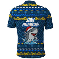 Christmas Jaw Humbug Polo Shirt Xmas Holiday Patterns - Wonder Print Shop