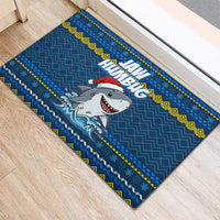 Christmas Jaw Humbug Rubber Doormat Xmas Holiday Patterns - Wonder Print Shop