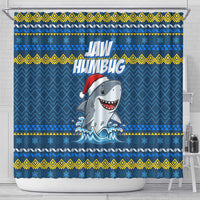 Christmas Jaw Humbug Shower Curtain Xmas Holiday Patterns - Wonder Print Shop