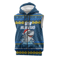 Christmas Jaw Humbug Sleeveless Zip Hoodie Xmas Holiday Patterns - Wonder Print Shop