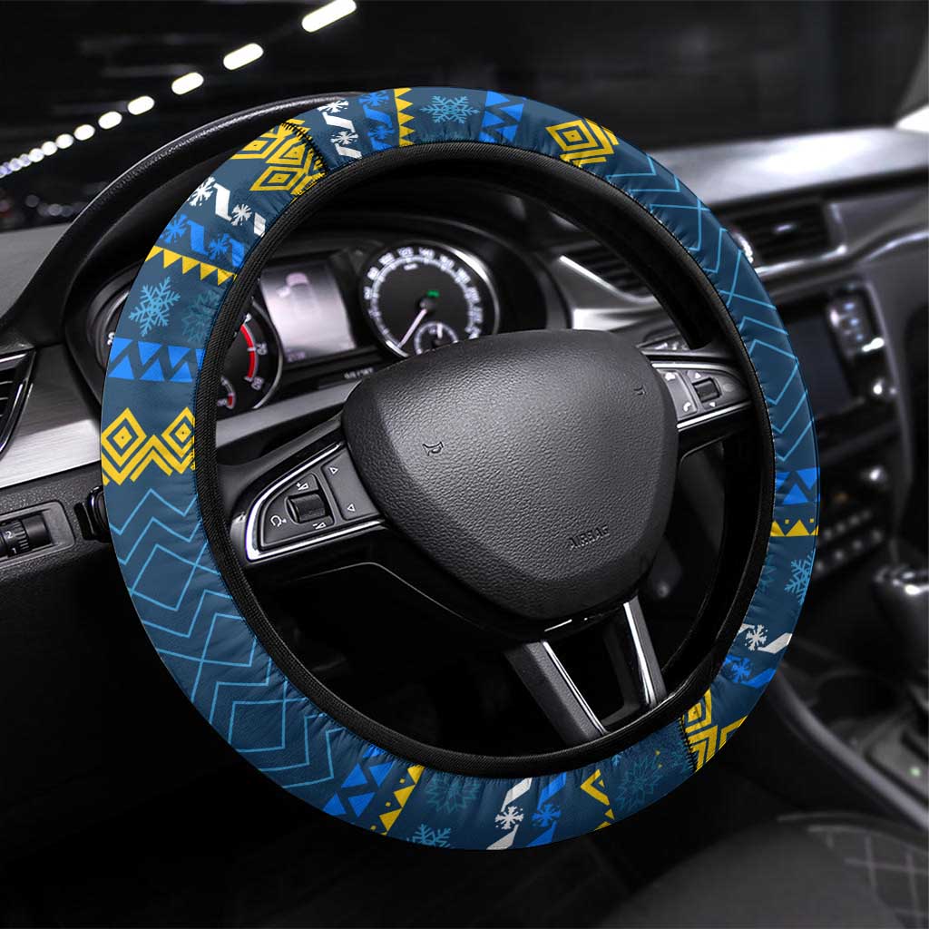 Christmas Jaw Humbug Steering Wheel Cover Xmas Holiday Patterns - Wonder Print Shop