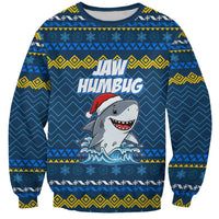 Christmas Jaw Humbug Sweatshirt Xmas Holiday Patterns - Wonder Print Shop