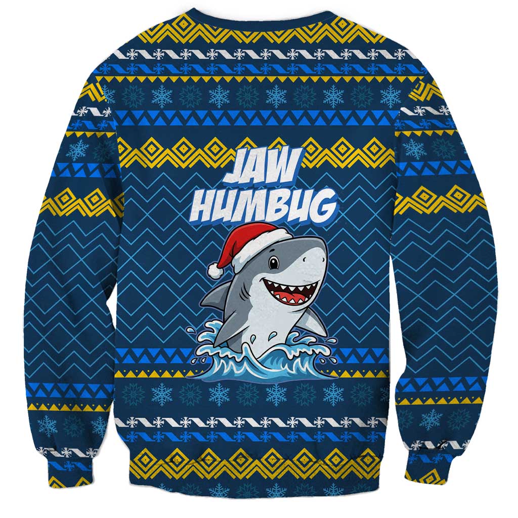 Christmas Jaw Humbug Sweatshirt Xmas Holiday Patterns - Wonder Print Shop