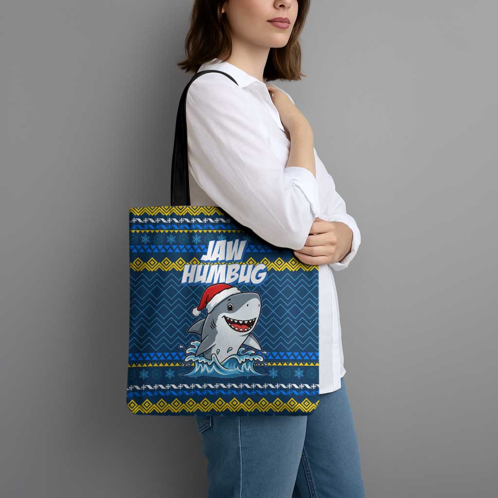 Christmas Jaw Humbug Tote Bag Xmas Holiday Patterns - Wonder Print Shop
