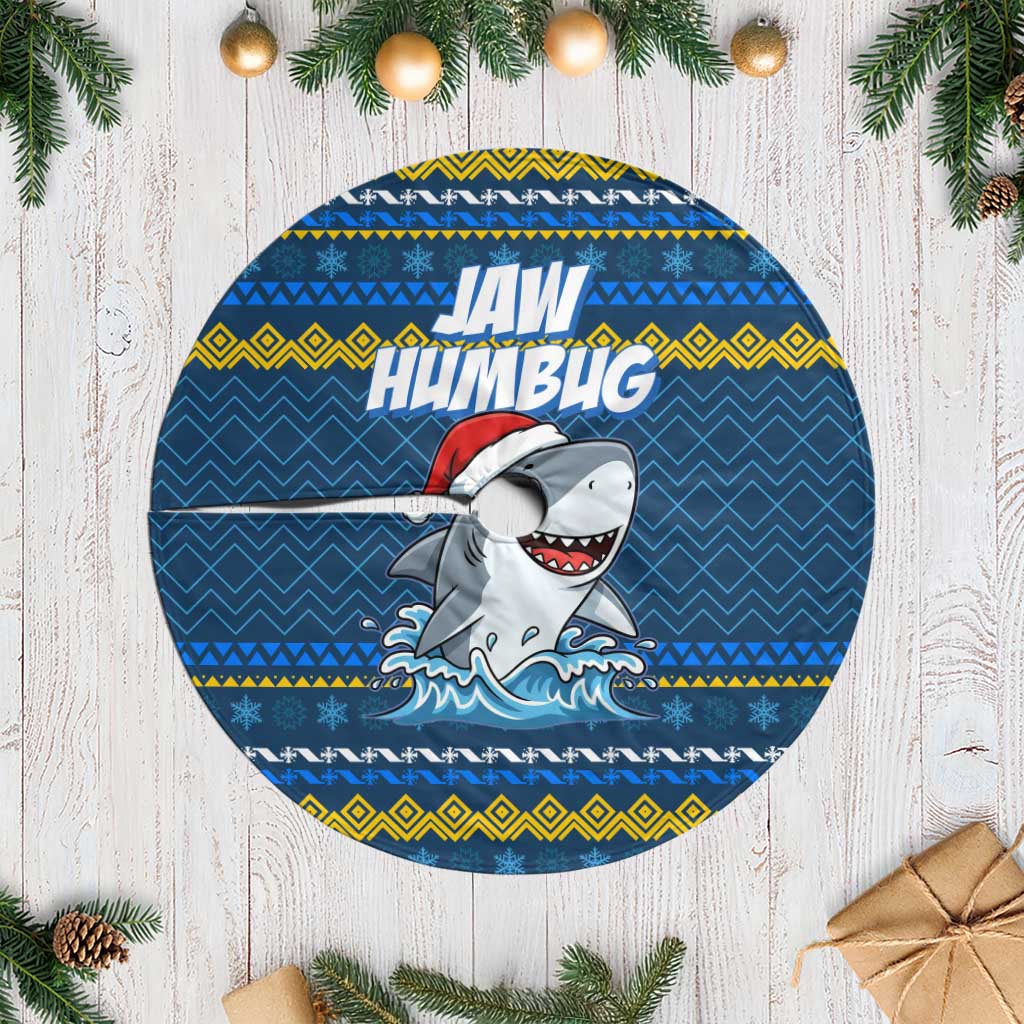 Christmas Jaw Humbug Tree Skirt Xmas Holiday Patterns - Wonder Print Shop