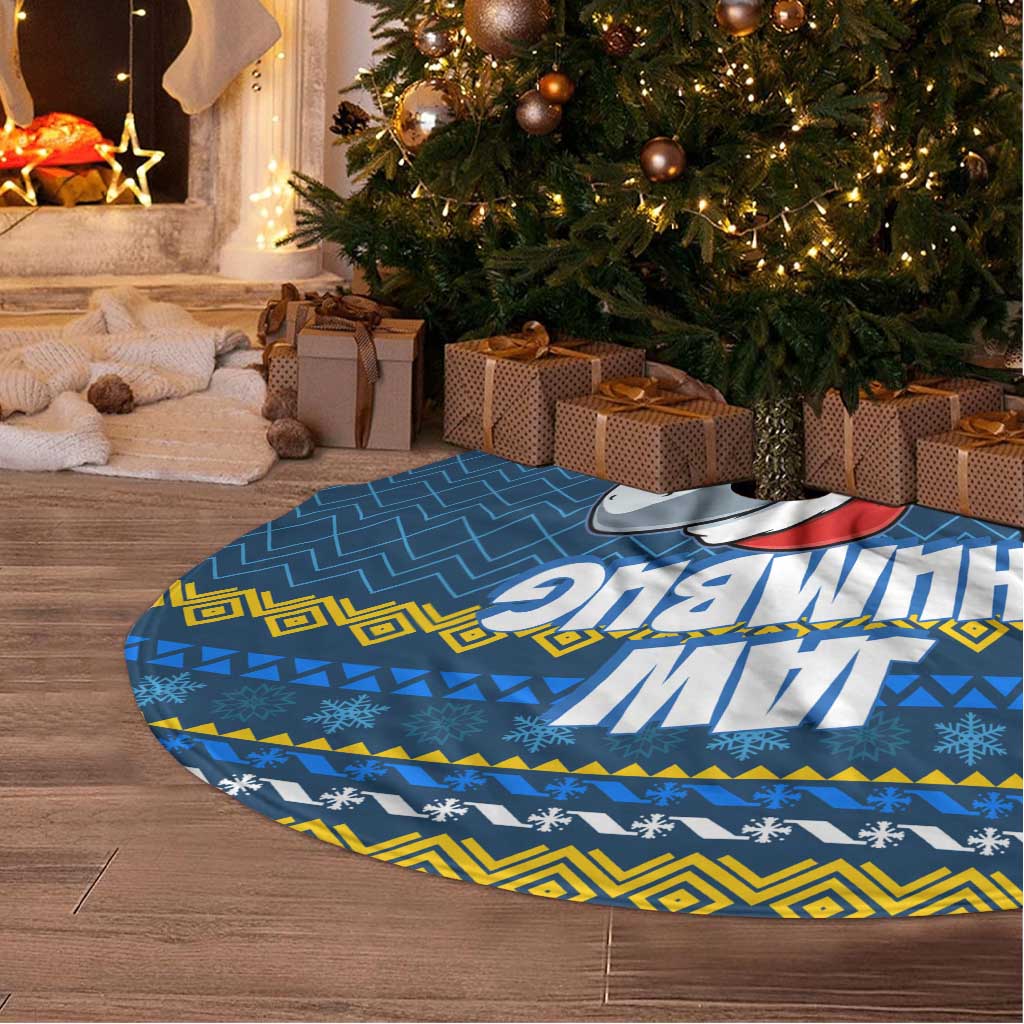 Christmas Jaw Humbug Tree Skirt Xmas Holiday Patterns - Wonder Print Shop