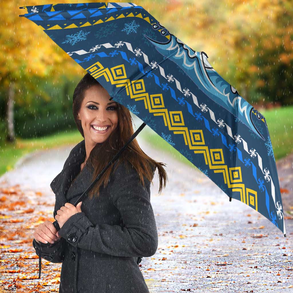Christmas Jaw Humbug Umbrella Xmas Holiday Patterns - Wonder Print Shop