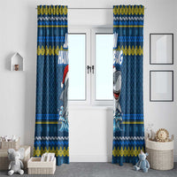 Christmas Jaw Humbug Window Curtain Xmas Holiday Patterns - Wonder Print Shop