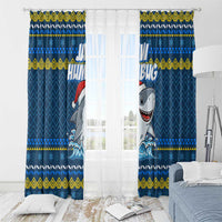 Christmas Jaw Humbug Window Curtain Xmas Holiday Patterns - Wonder Print Shop