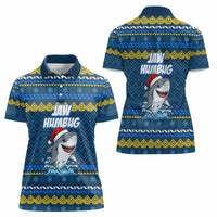 Christmas Jaw Humbug Women Polo Shirt Xmas Holiday Patterns - Wonder Print Shop