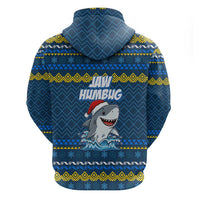 Christmas Jaw Humbug Zip Hoodie Xmas Holiday Patterns - Wonder Print Shop
