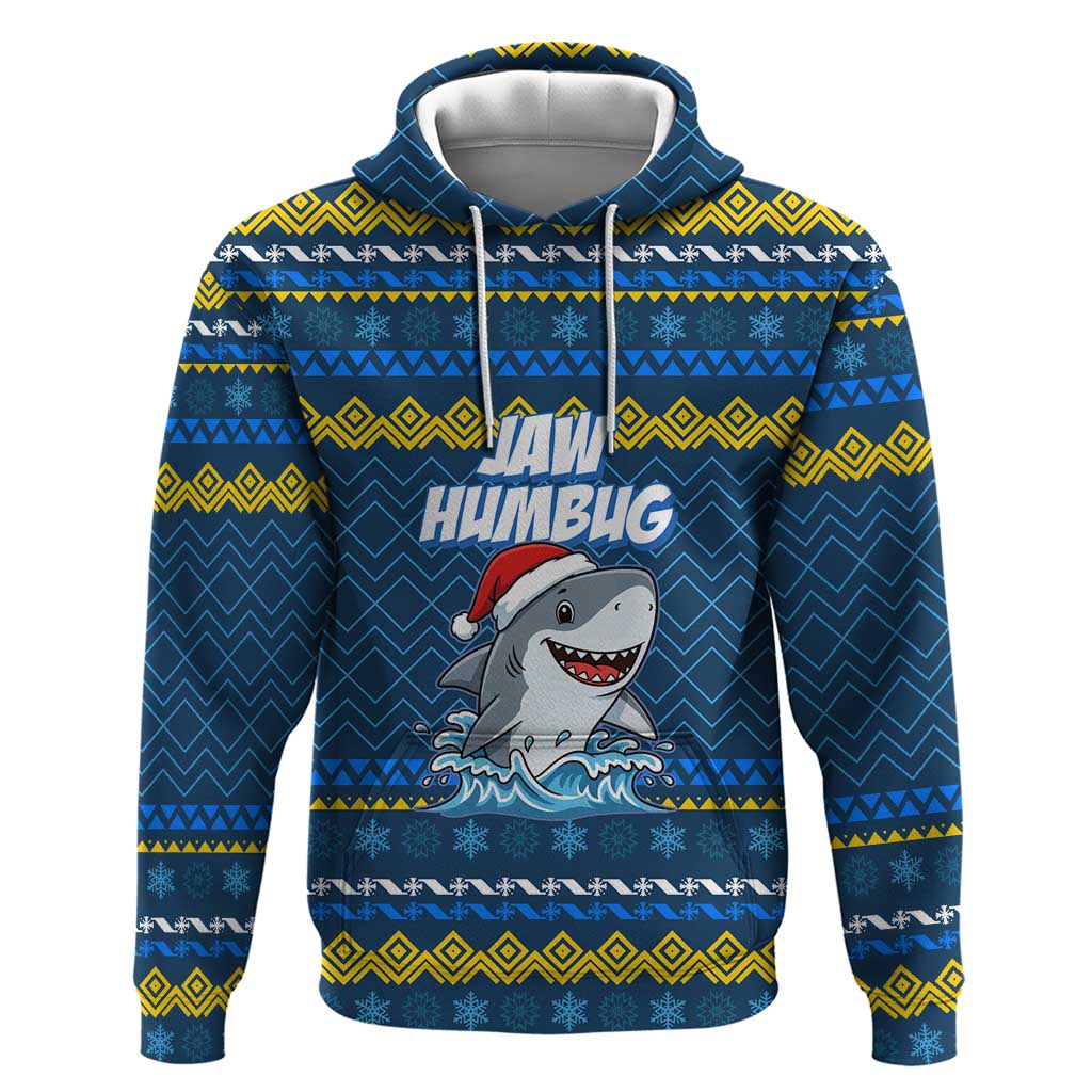 Christmas Jaw Humbug Zip Hoodie Xmas Holiday Patterns - Wonder Print Shop