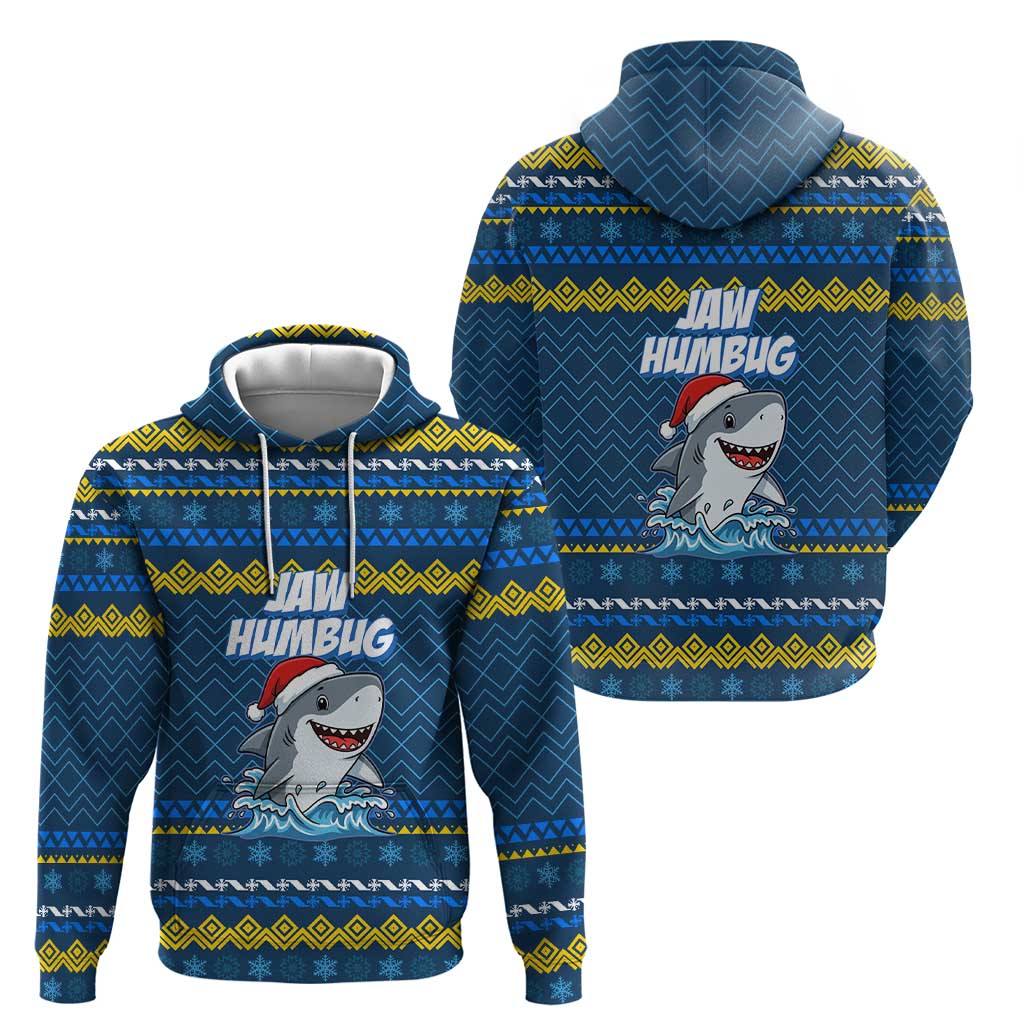 Christmas Jaw Humbug Zip Hoodie Xmas Holiday Patterns - Wonder Print Shop