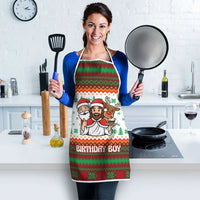 Christmas Jesus Birthday Boy Apron Xmas Holiday Patterns - Wonder Print Shop
