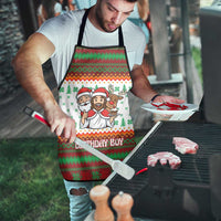 Christmas Jesus Birthday Boy Apron Xmas Holiday Patterns - Wonder Print Shop