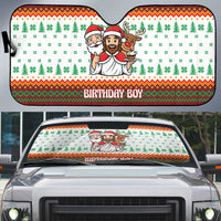 Christmas Jesus Birthday Boy Auto Sun Shade Xmas Holiday Patterns - Wonder Print Shop
